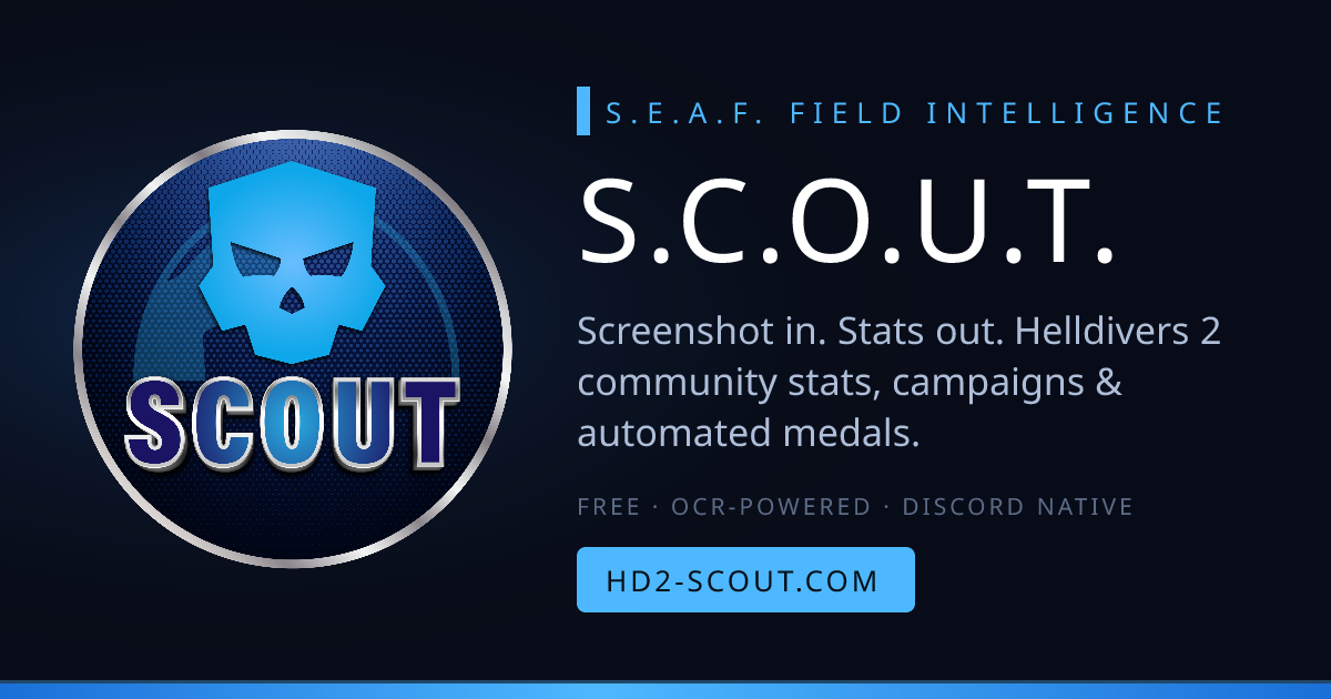 Major Order War Room — S.C.O.U.T. | S.C.O.U.T.